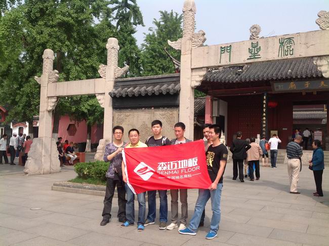 森邁地板團(tuán)隊(duì)暢游南京夫子廟秦淮河風(fēng)景區(qū)